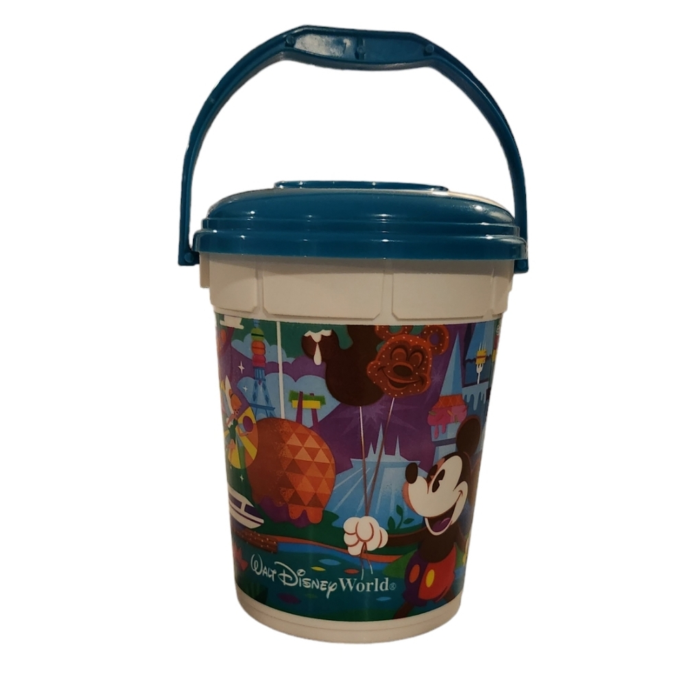 Walt Disney World Parks Mickey Mouse Epcot Popcorn Bucket with Lid